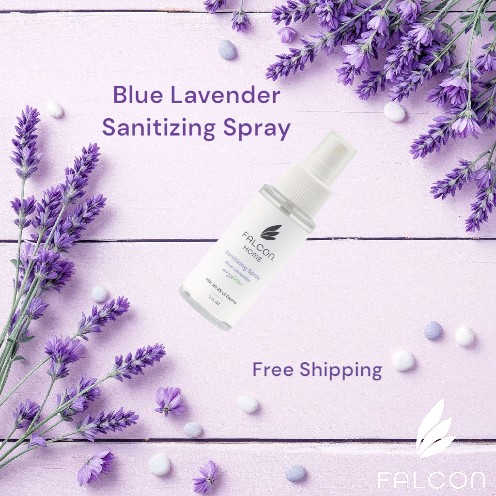 Blue Lavender Hand Sanitizer Spray