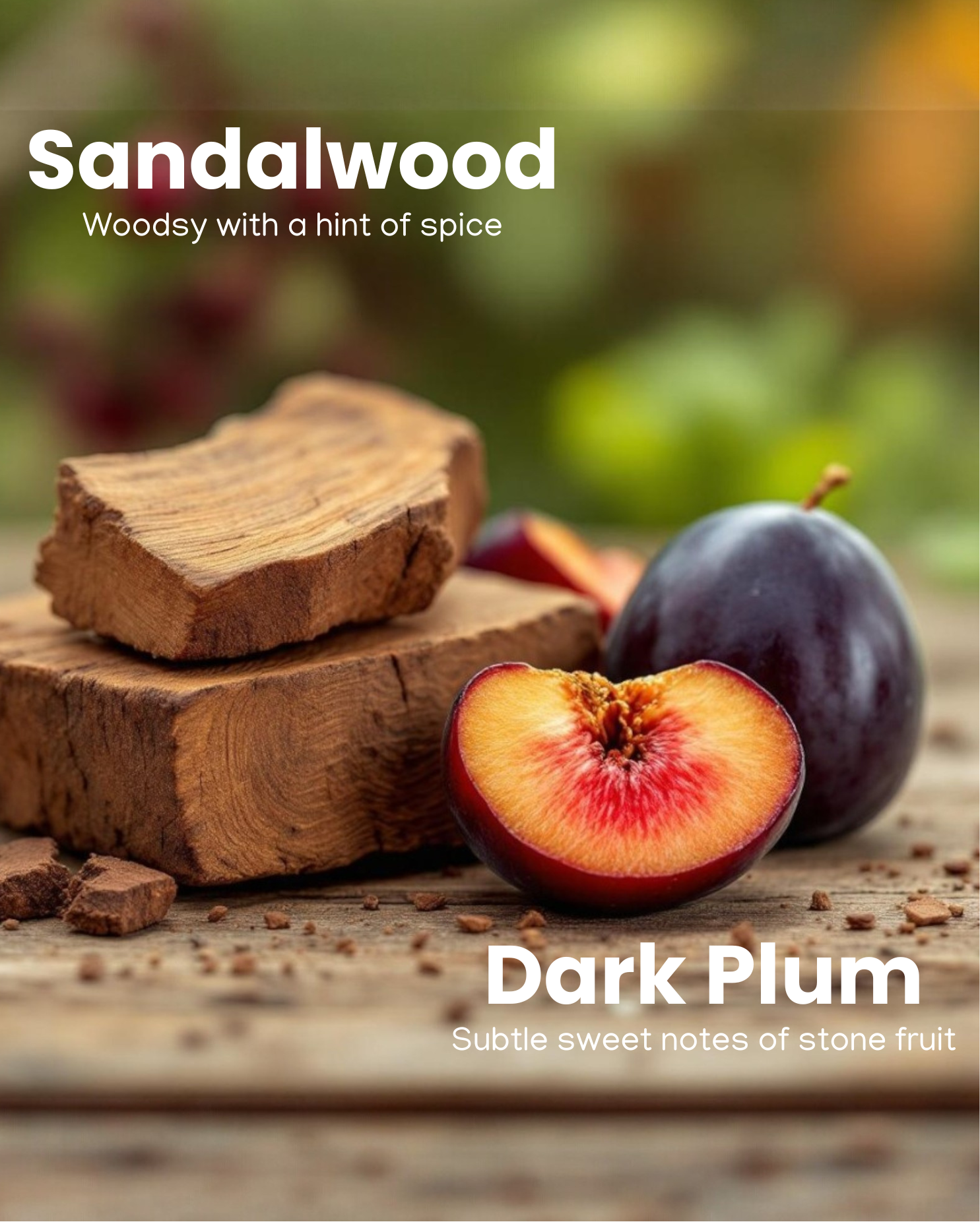 Sandalwood Dark Plum Hair Face Body Wash