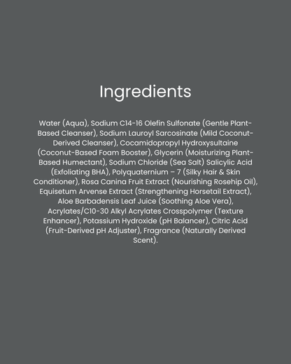 Charcoal Breeze Hair Face Body Wash (FoF)